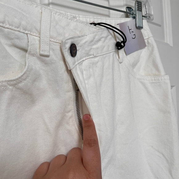 NWT Happily Grey White Denim Midi Skirt - Picture 7 of 14